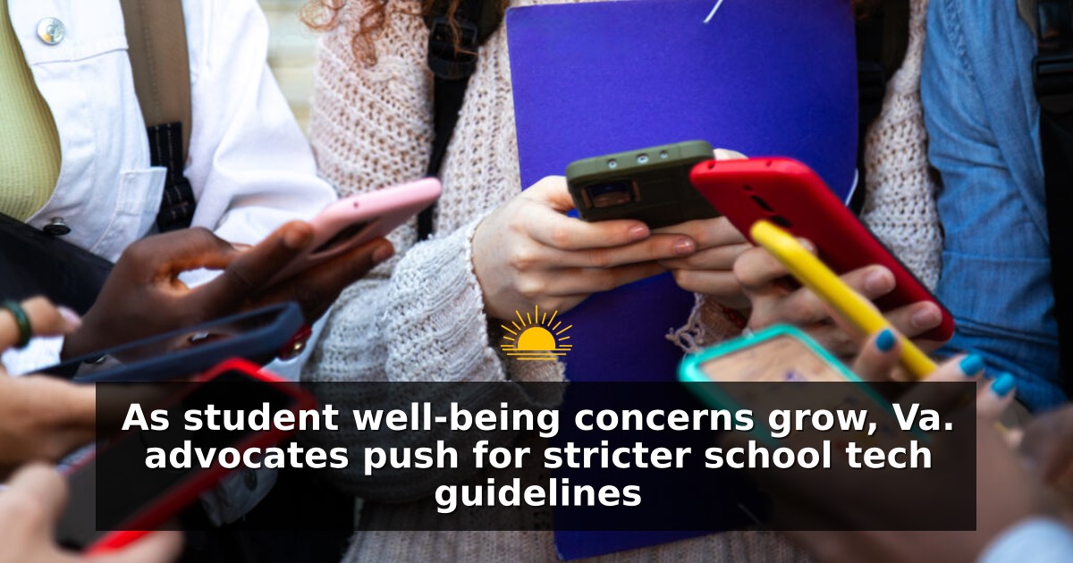 As student well-being concerns grow, Va. advocates push for stricter school tech guidelines