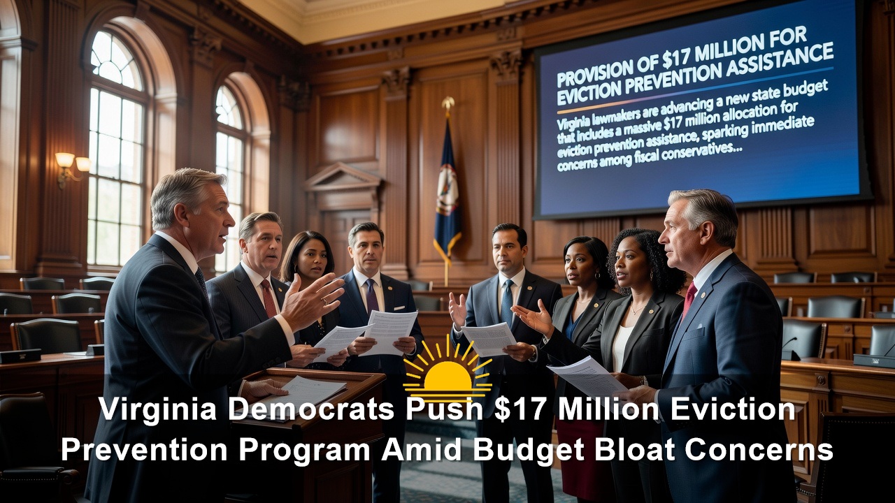 Virginia Democrats Push $17 Million Eviction Prevention Program Amid Budget Bloat Concerns