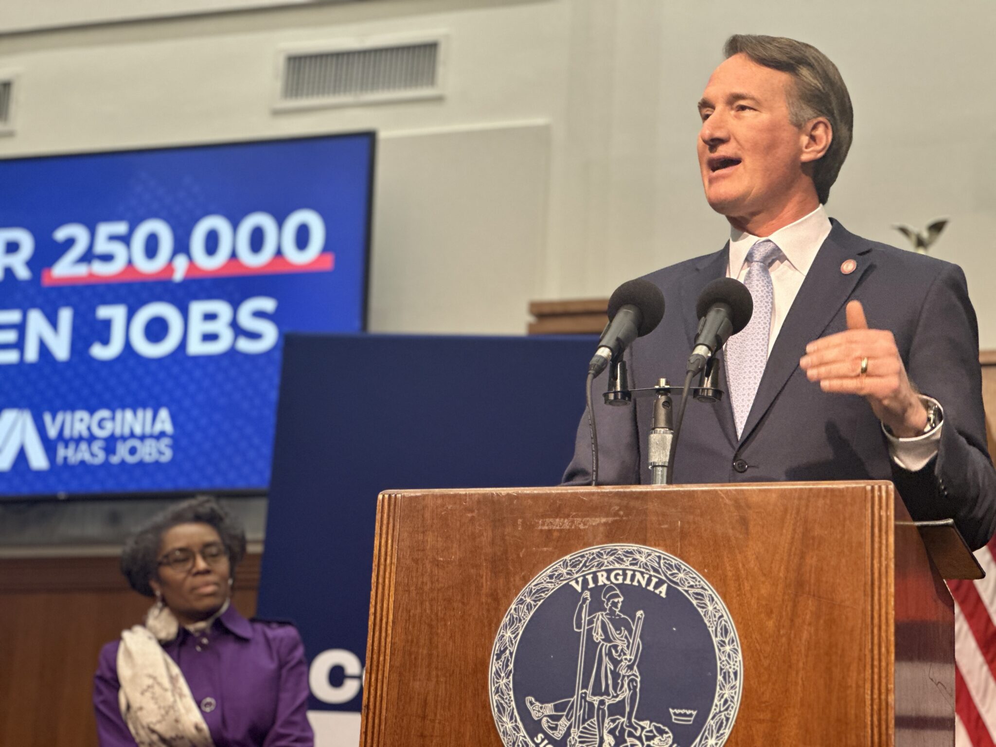 Youngkin defends federal job cuts, says Virginia’s economy is strong