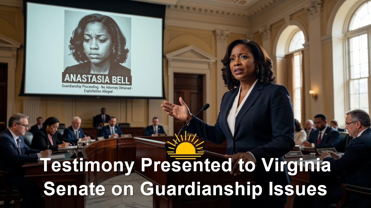Testimony Presented to Virginia Senate on Guardianship Issues