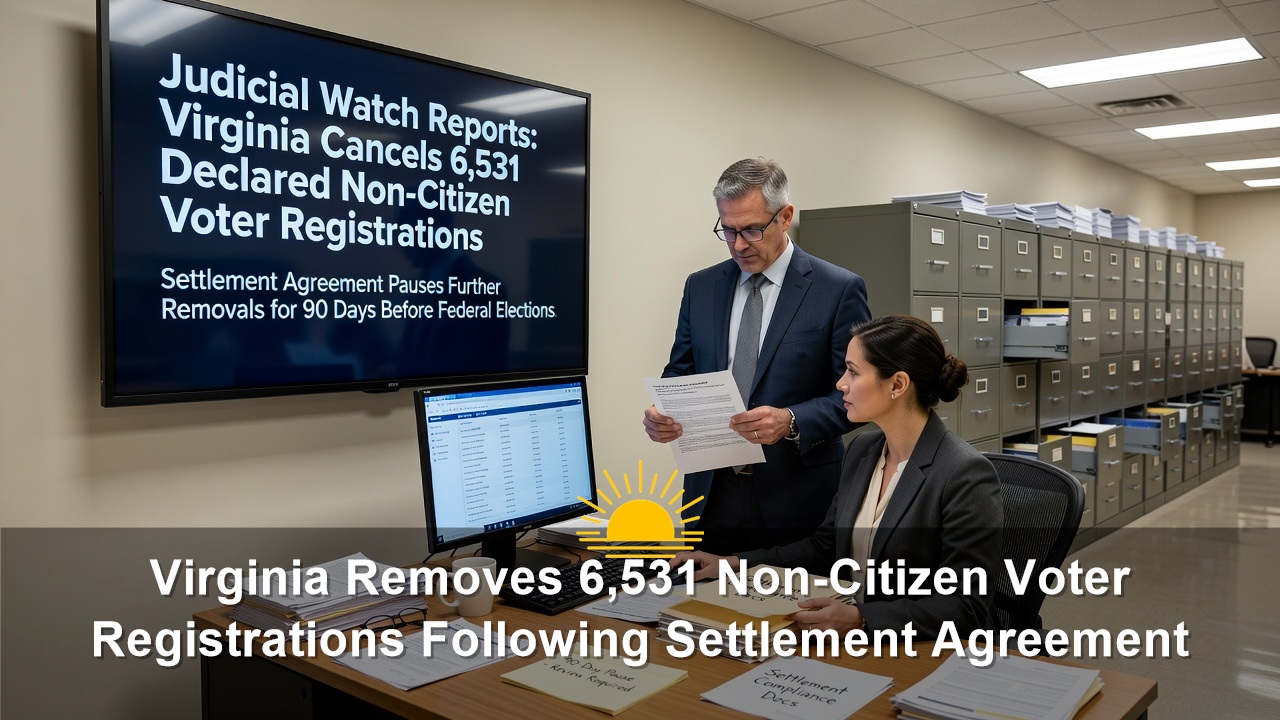 Virginia Removes 6,531 Non-Citizen Voter Registrations Following Settlement Agreement