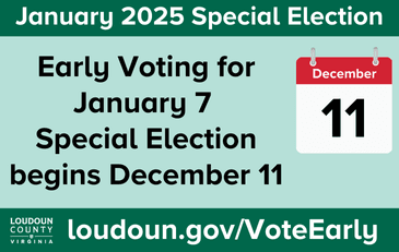 Early voting starts in Loudoun tomorrow for two state legislative seats