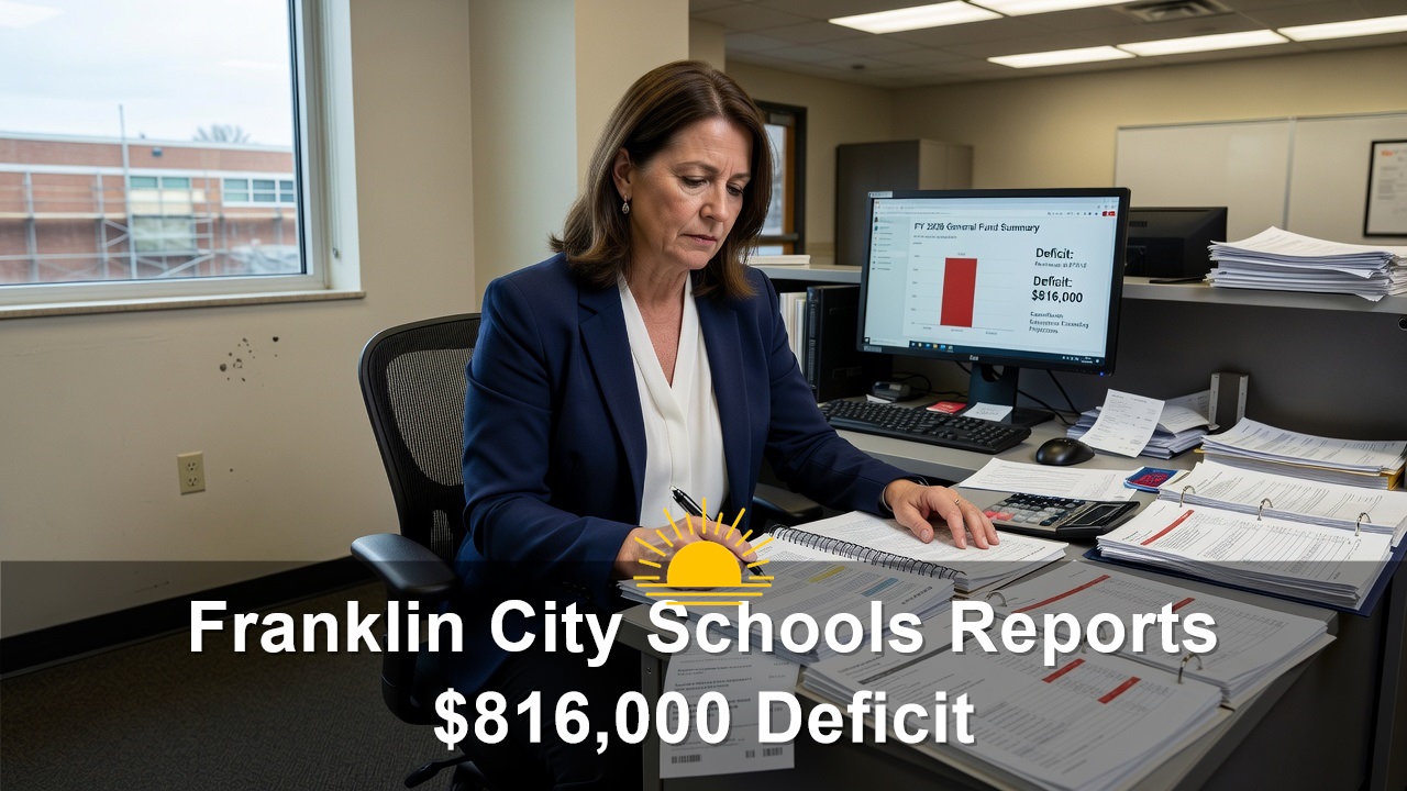Franklin City Schools Reports $816,000 Deficit