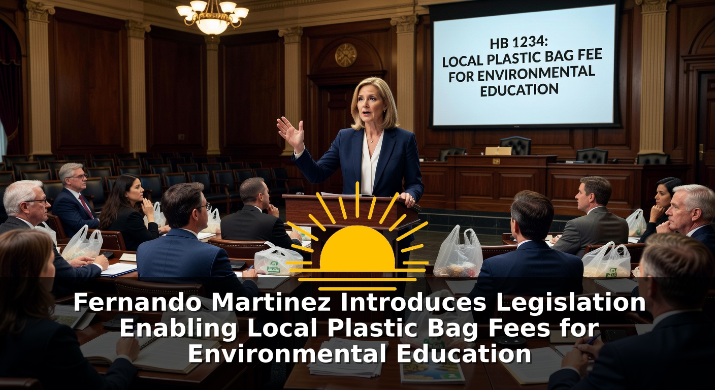 Fernando Martinez Introduces Legislation Enabling Local Plastic Bag Fees for Environmental Education