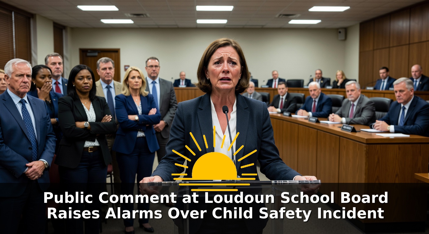 Public Comment at Loudoun School Board Raises Alarms Over Child Safety Incident