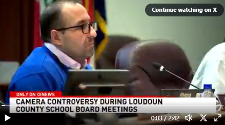 Loudoun County School Board member defends turning off cameras during public comment sessions