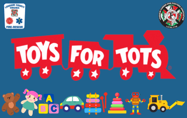 Loudoun County Firefighters participate in the 2024 Toys for Tots campaign