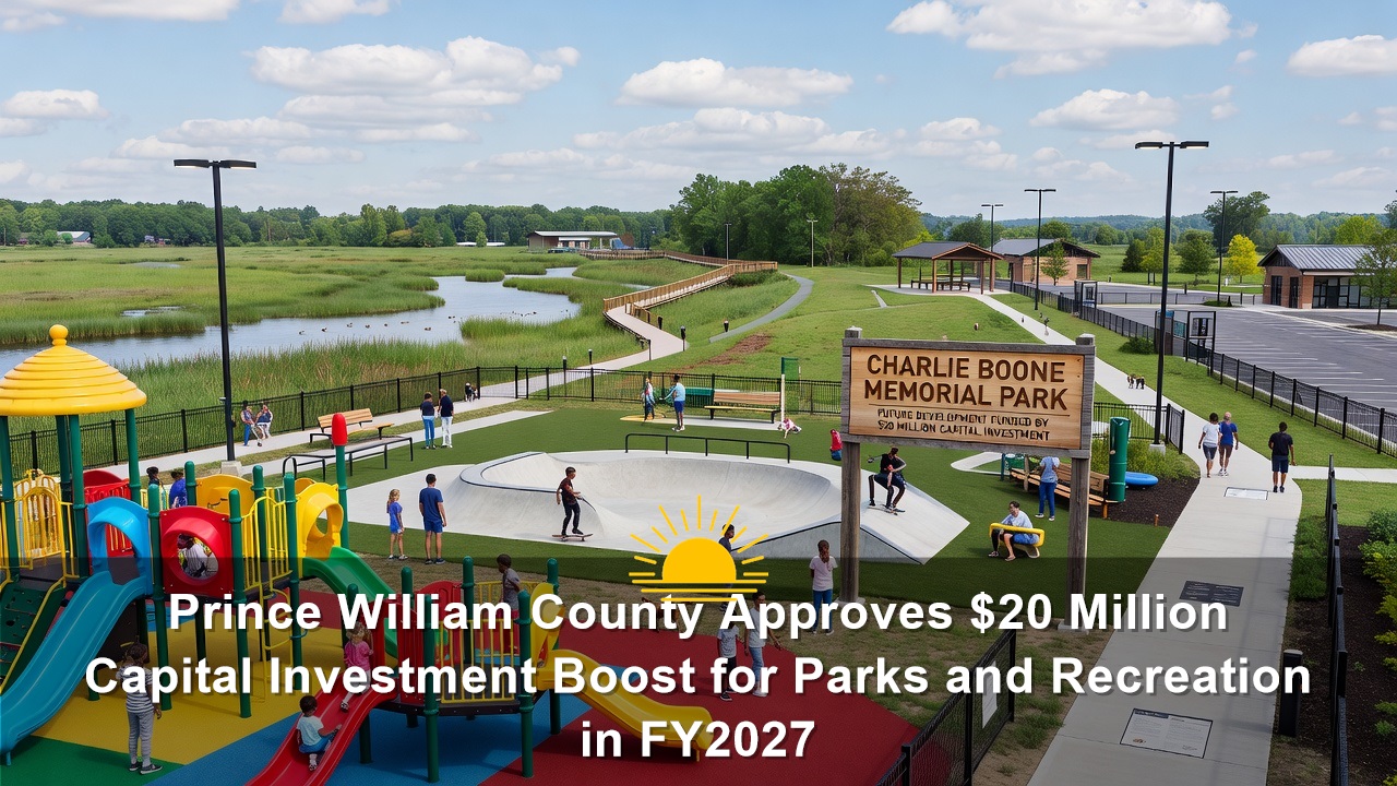 Prince William County Approves $20 Million Capital Investment Boost for Parks and Recreation in FY2027