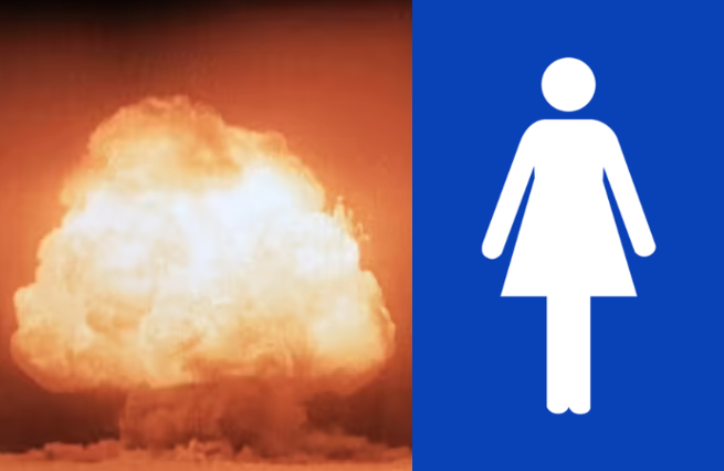 Editorial:  Toilet talk – The Left’s top concern as Civilization teeters on the Brink of Nuclear War