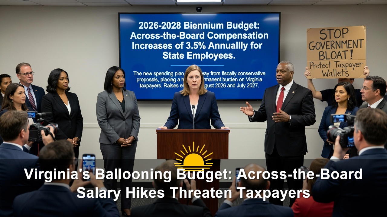 Virginia’s Ballooning Budget: Across-the-Board Salary Hikes Threaten Taxpayers