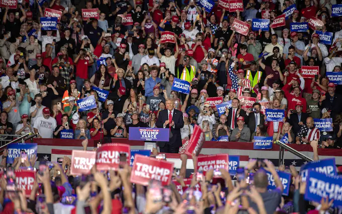 Trump wraps up long, hard campaign with a stop in Southwest Virginia; Harris never came to state