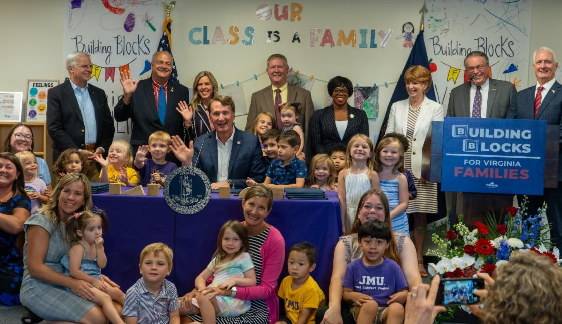 Legislation Supporting Building Blocks for Virginia Families, Signed by Governor Glenn Youngkin