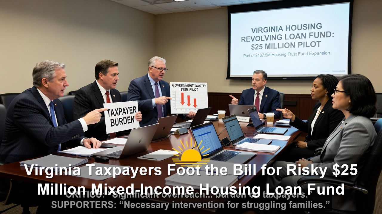 Virginia Taxpayers Foot the Bill for Risky $25 Million Mixed-Income Housing Loan Fund