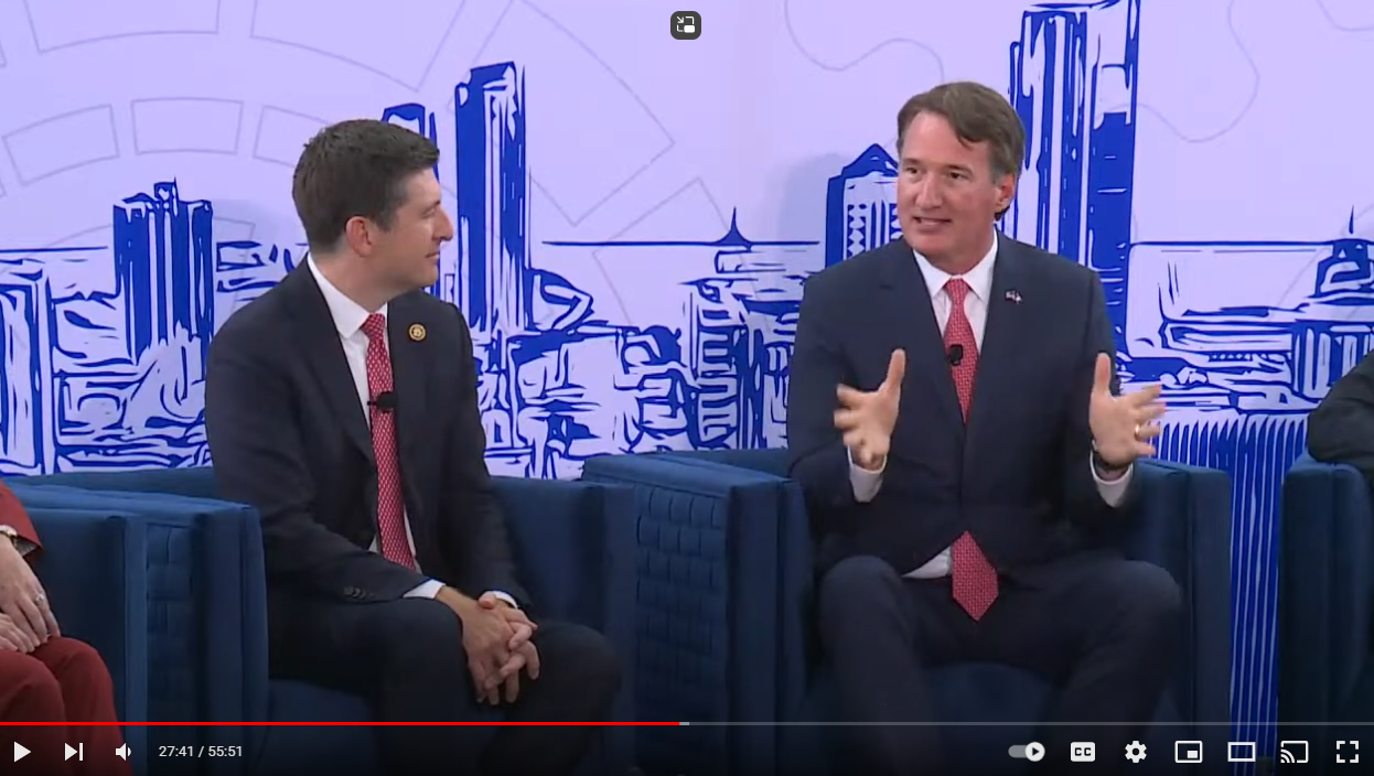Governor Glenn Youngkin Participates in Manufacturing Panel to Bring it to Virginia