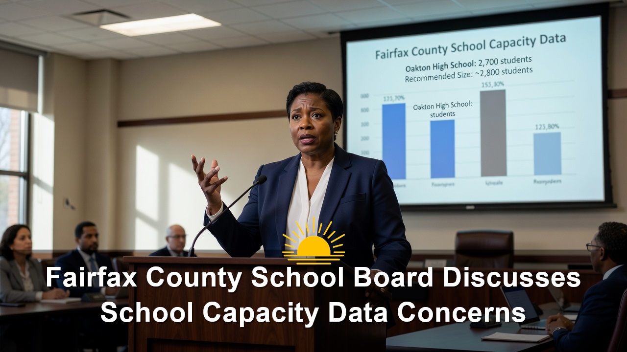Fairfax County School Board Discusses School Capacity Data Concerns