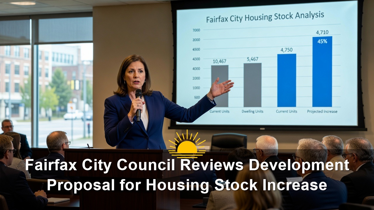 Fairfax City Council Reviews Development Proposal for Housing Stock Increase