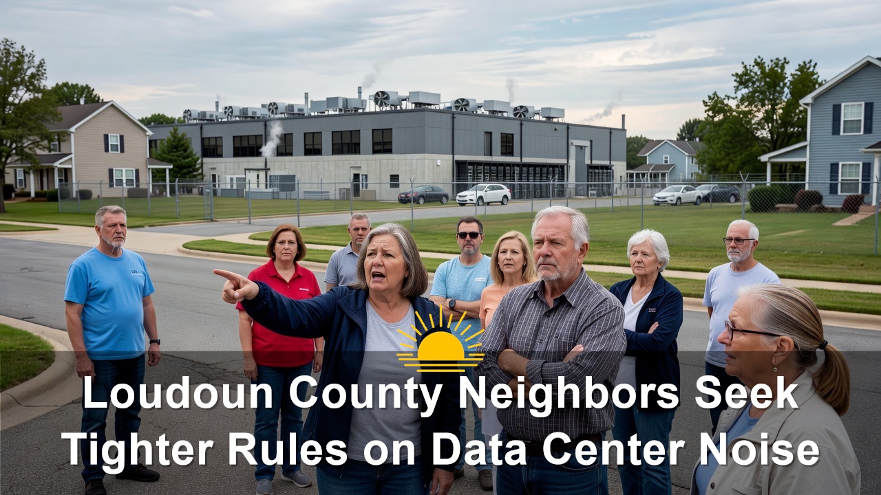 Loudoun County Neighbors Seek Tighter Rules on Data Center Noise