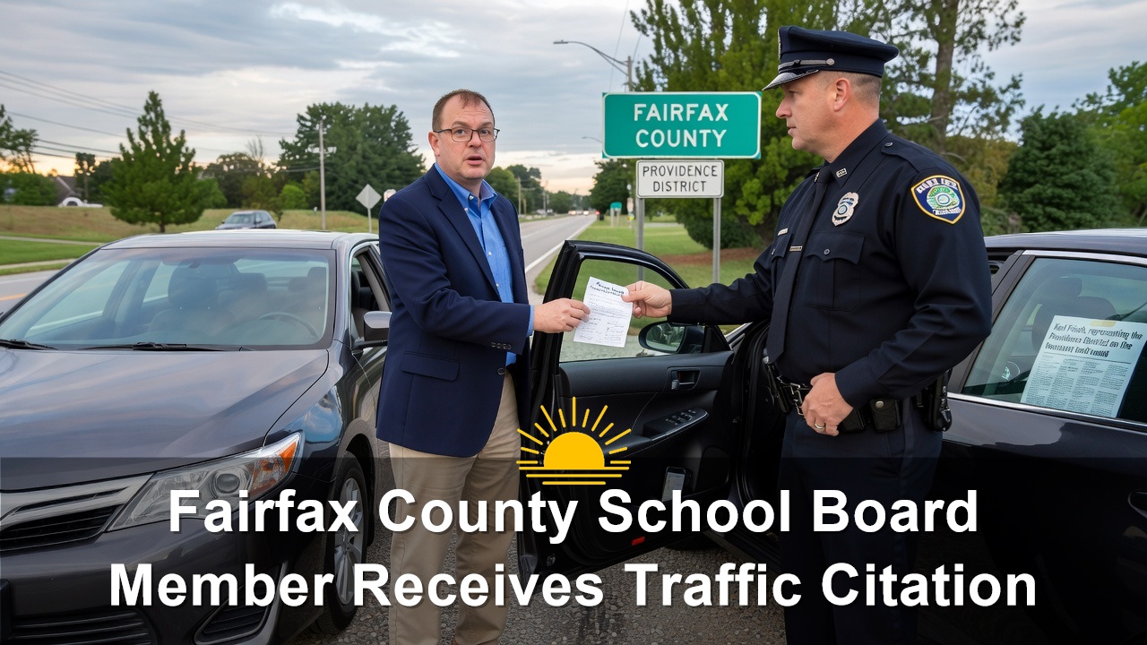 Fairfax County School Board Member Karl Frisch Receives Traffic Citation