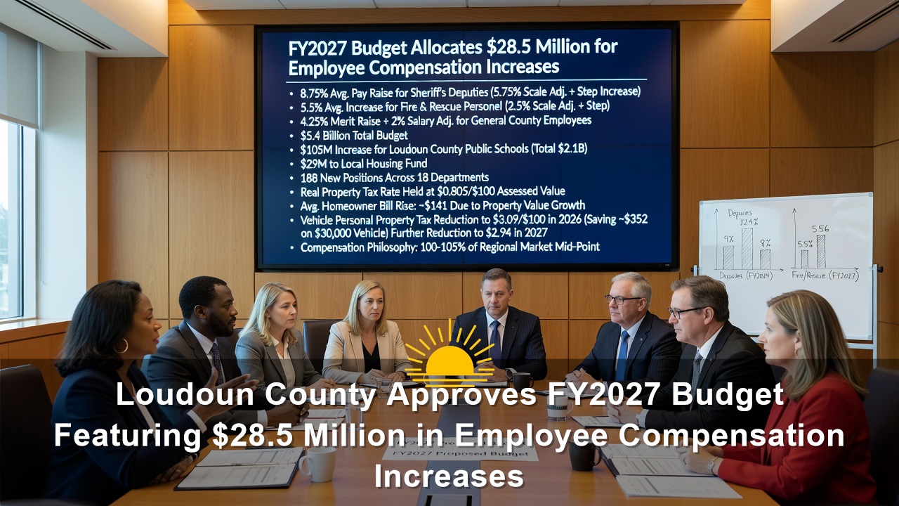 Loudoun County Approves FY2027 Budget Featuring $28.5 Million in Employee Compensation Increases