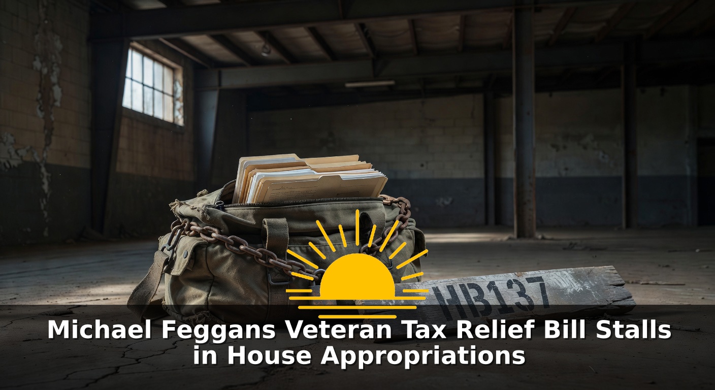 Michael Feggans Veteran Tax Relief Bill Stalls in House Appropriations