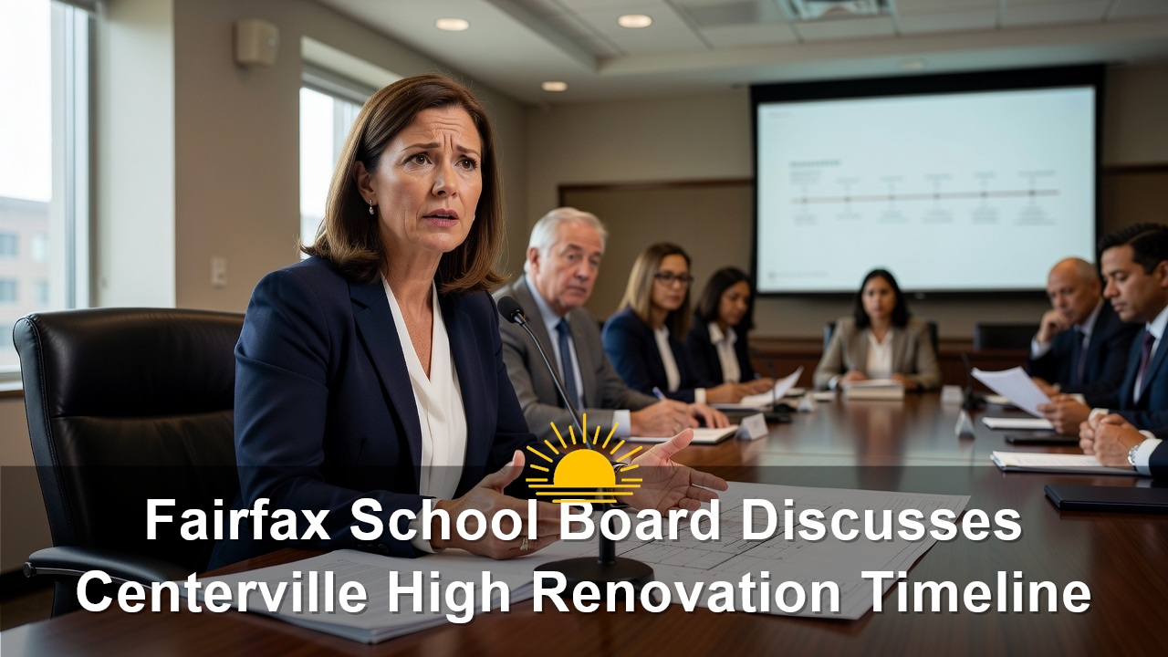 Fairfax School Board Discusses Centerville High Renovation Timeline