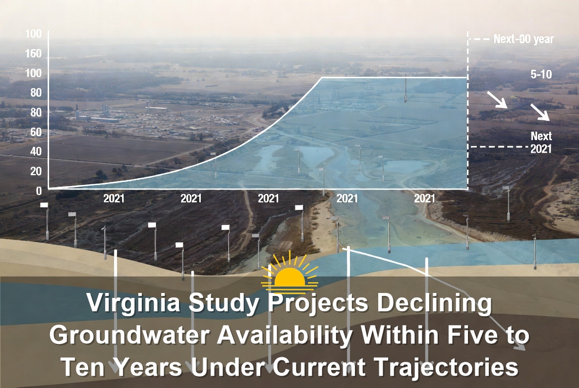 Virginia Study Projects Declining Groundwater Availability Within Five to Ten Years Under Current Trajectories