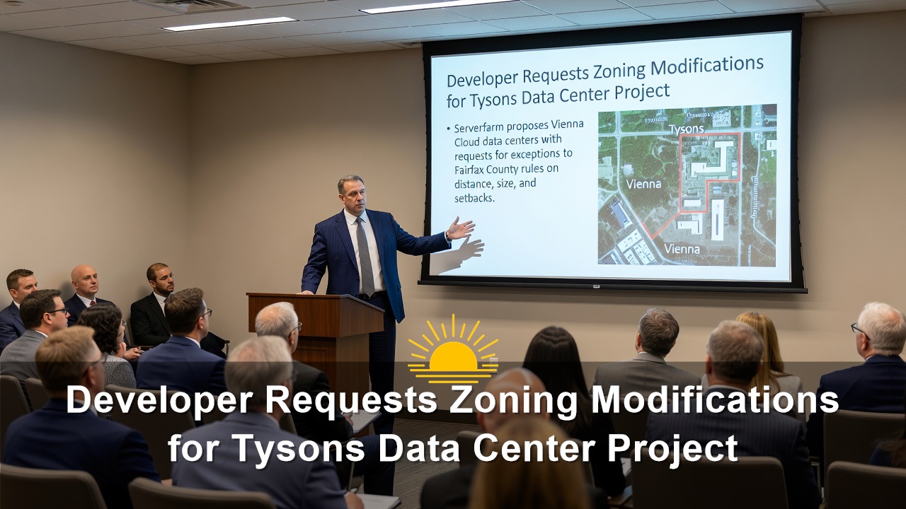 Developer Requests Zoning Modifications for Tysons Data Center Project