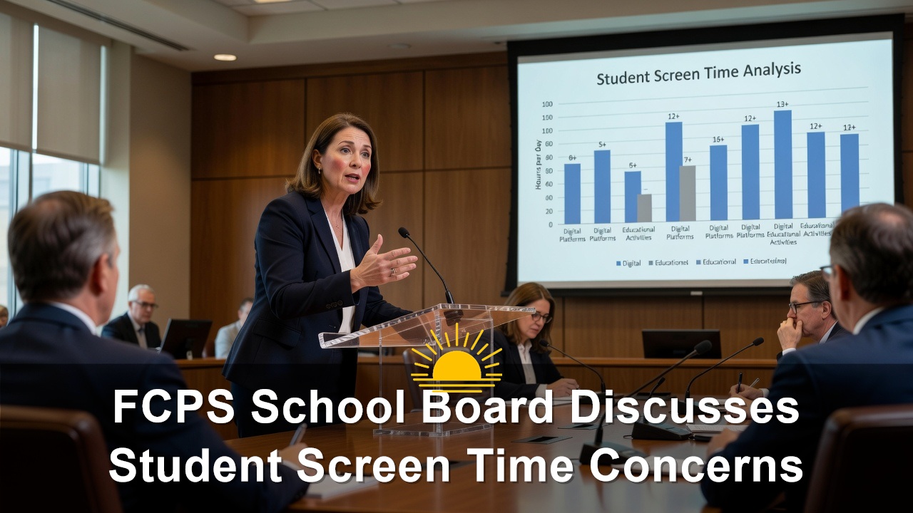 Fairfax Public School Board Melanie Meren Discusses Student Screen Time Concerns