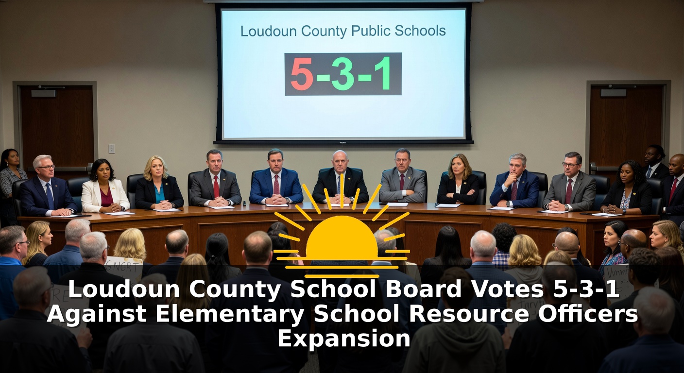 Loudoun County School Board Votes 5-3-1 Against Elementary School Resource Officers Expansion