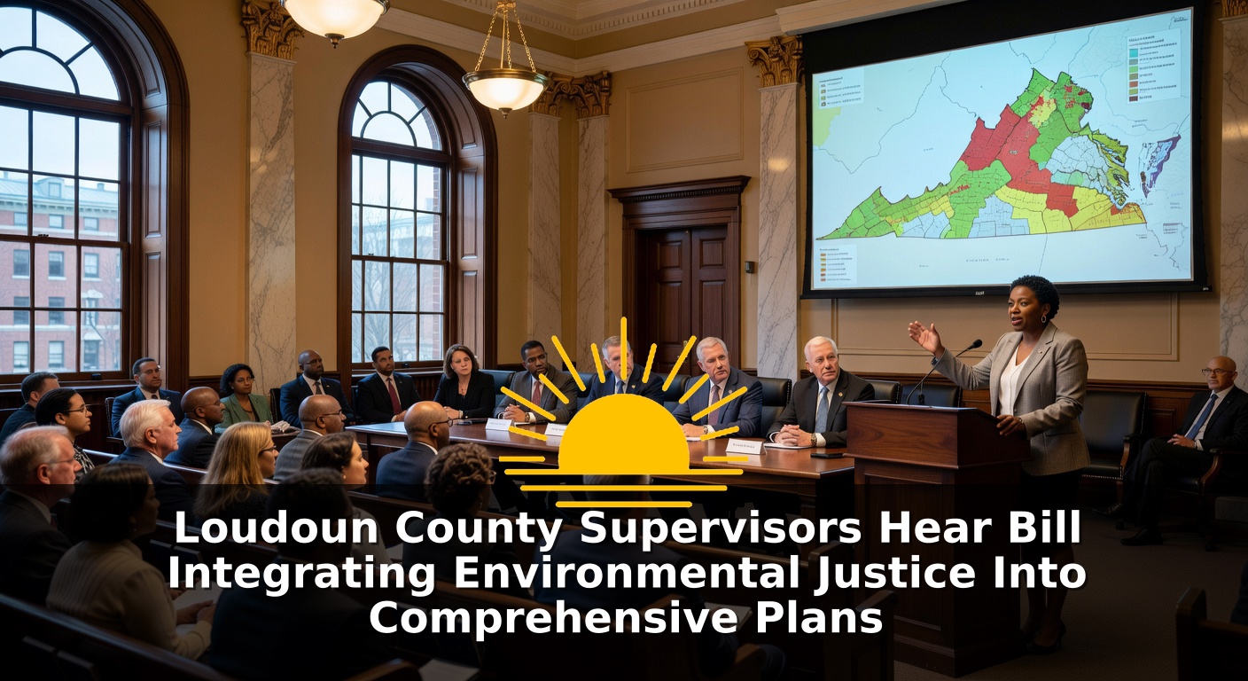 Loudoun County Supervisors Hear Bill Integrating Environmental Justice Into Comprehensive Plans