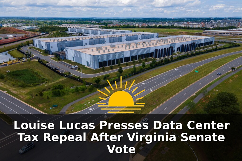 Louise Lucas Presses Data Center Tax Repeal After Virginia Senate Vote