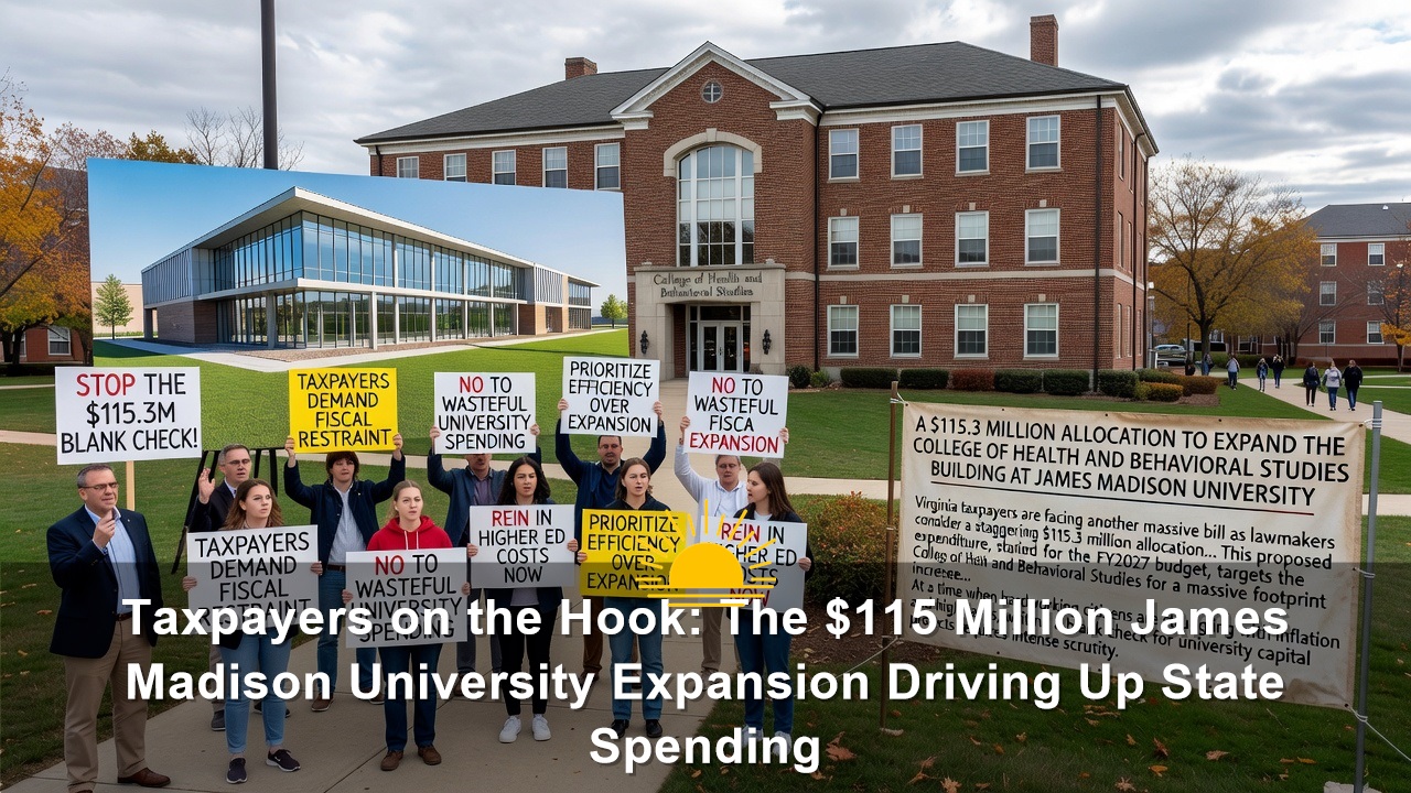 Taxpayers on the Hook: The $115 Million James Madison University Expansion Driving Up State Spending