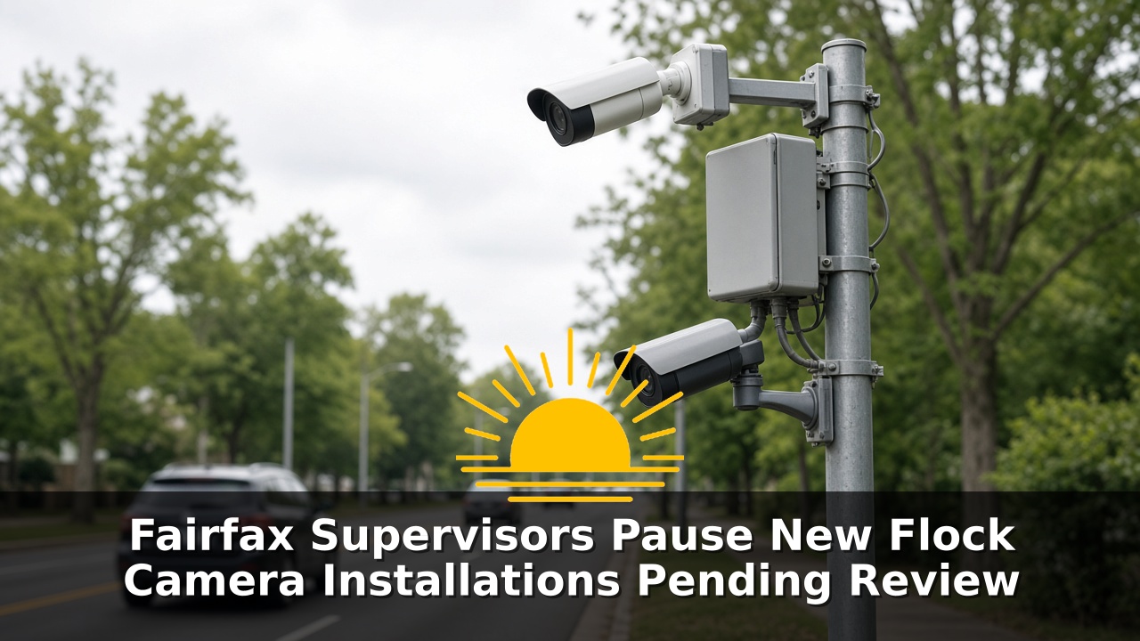 Fairfax Supervisors Pause New Flock Camera Installations Pending Review
