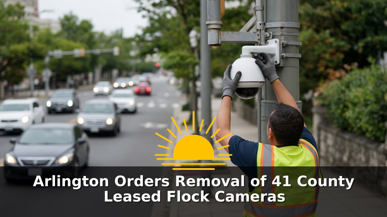 Arlington Orders Removal of 41 County Leased Flock Cameras