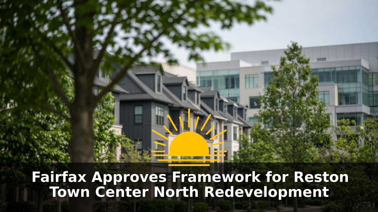 Fairfax Approves Framework for Reston Town Center North Redevelopment