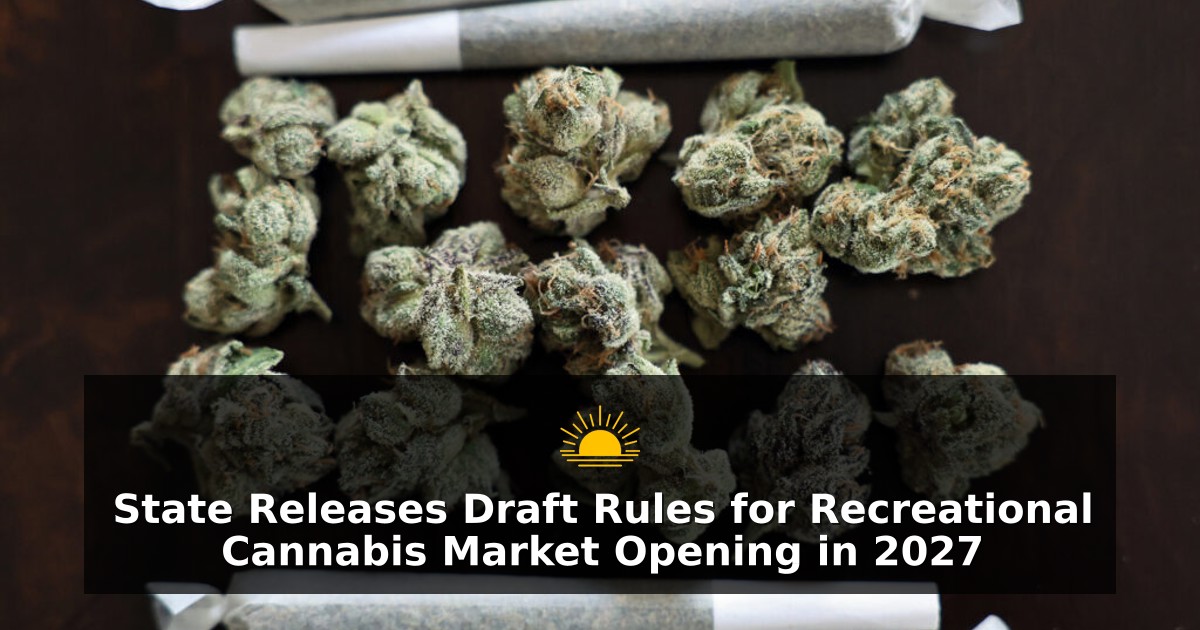 State Releases Draft Rules for Recreational Cannabis Market Opening in 2027