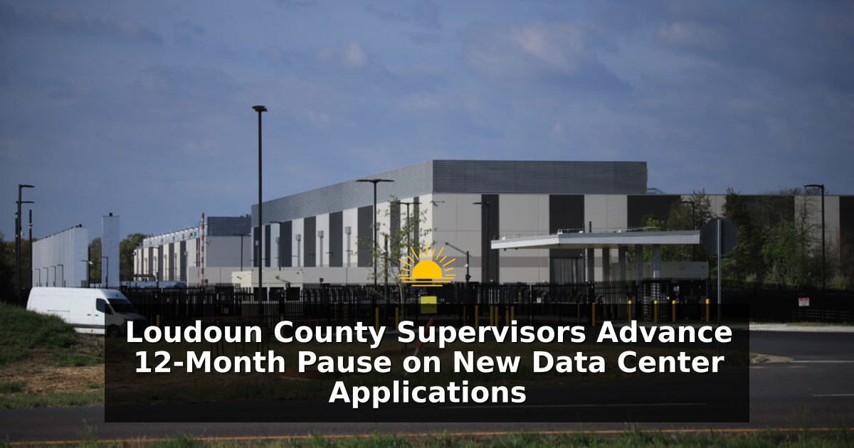 Marvell data center in Culpeper County, Virginia. Virginia has the highest concentration of data centers in the world. (Photo by Evan Visconti/Virginia Mercury)