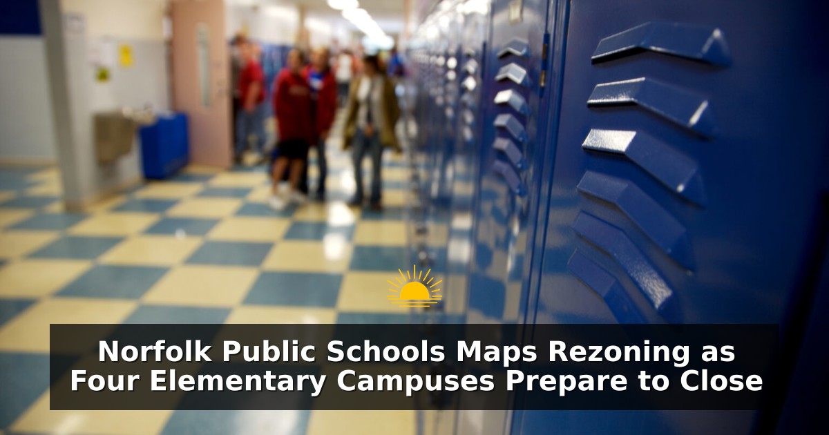 Norfolk Public Schools Maps Rezoning as Four Elementary Campuses Prepare to Close