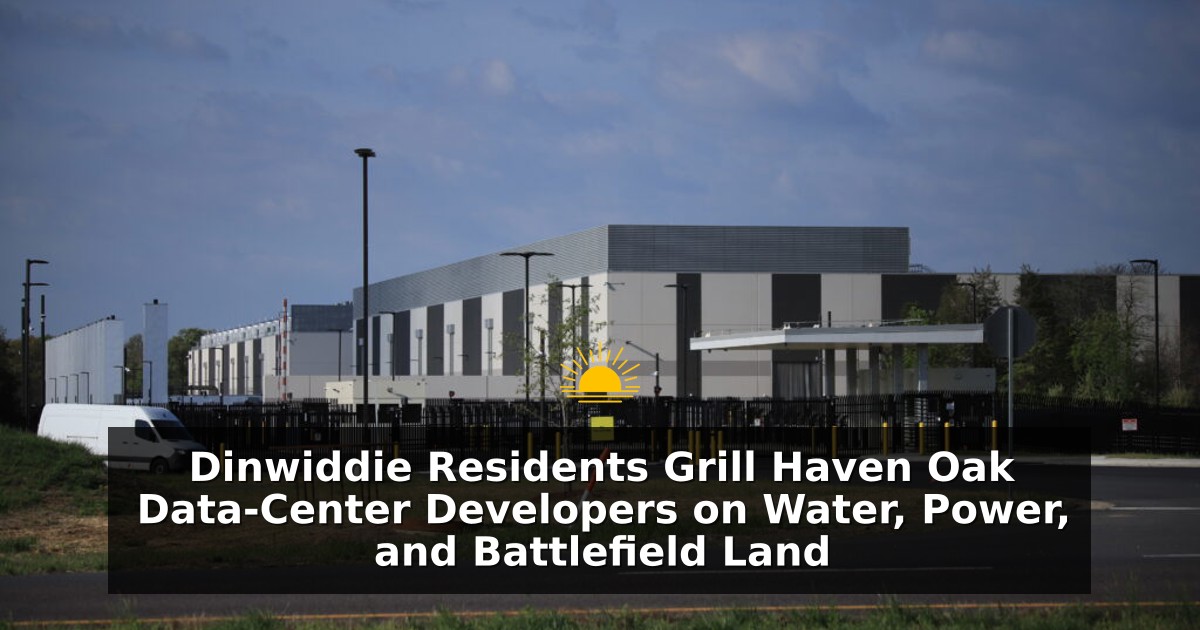 Marvell data center in Culpeper County, Virginia. Virginia has the highest concentration of data centers in the world. (Photo by Evan Visconti/Virginia Mercury)