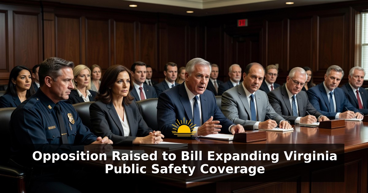 Opposition Raised to Bill Expanding Virginia Public Safety Coverage