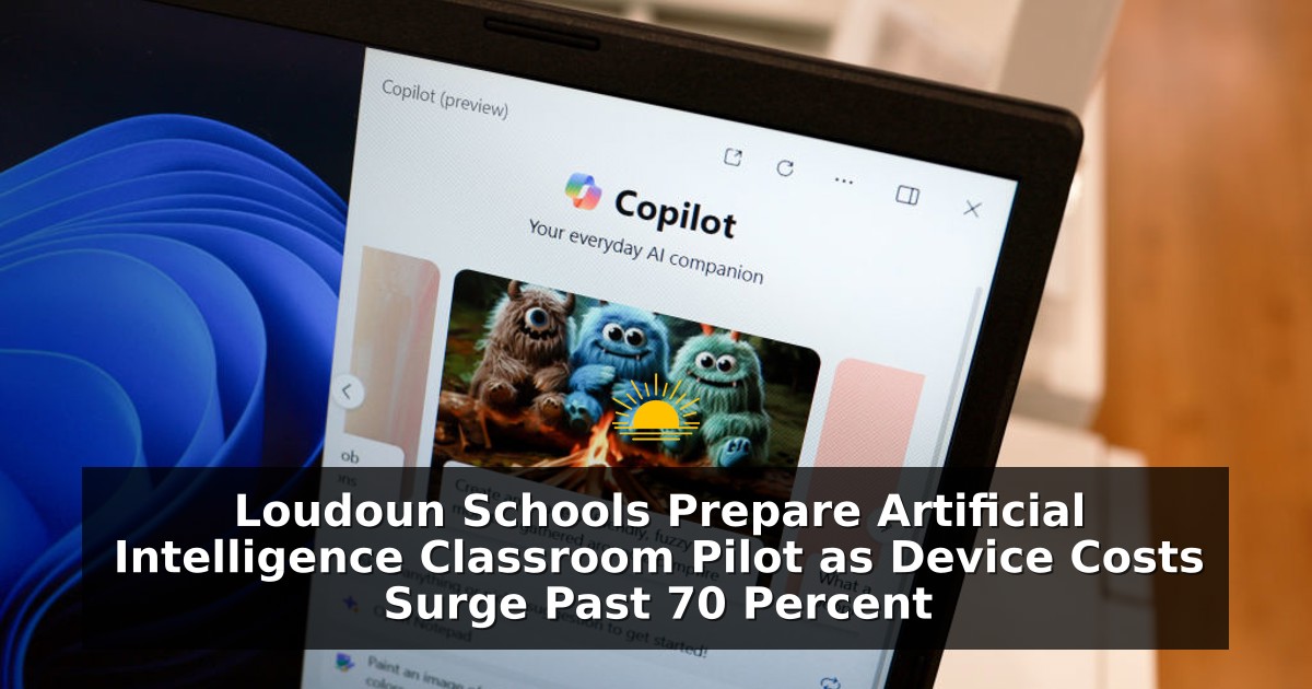 Loudoun Schools Prepare Artificial Intelligence Classroom Pilot as Device Costs Surge Past 70 Percent