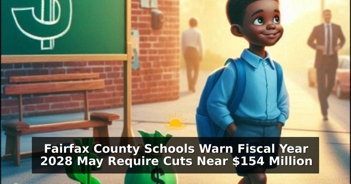 Fairfax County Schools Warn Fiscal Year 2028 May Require Cuts Near $154 Million