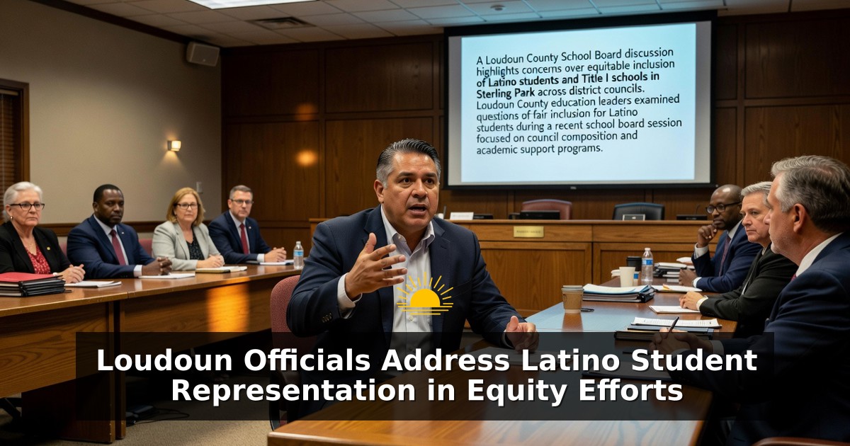 Loudoun Officials Address Latino Student Representation in Equity Efforts