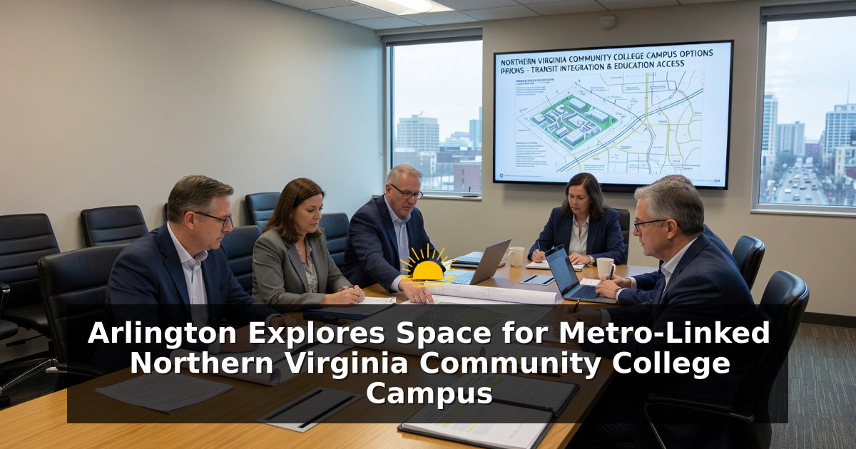 Arlington Explores Space for Metro-Linked Northern Virginia Community College Campus