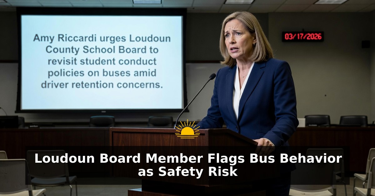 Loudoun Board Member Flags Bus Behavior as Safety Risk