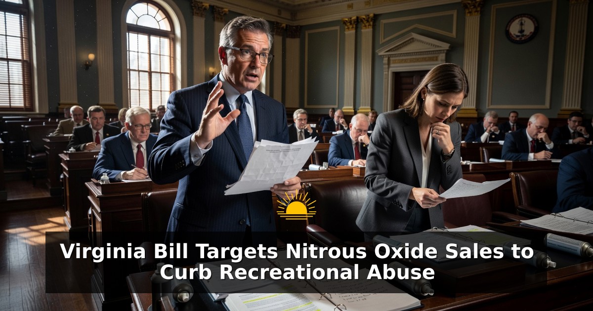 Virginia Bill Targets Nitrous Oxide Sales to Curb Recreational Abuse