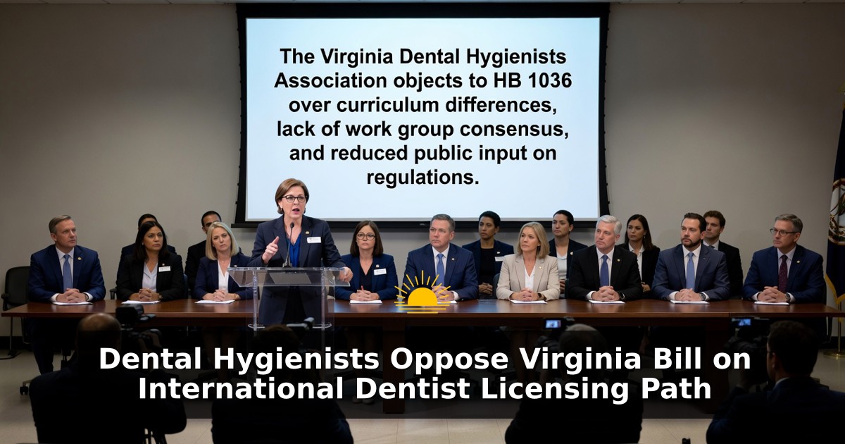 Dental Hygienists Oppose Virginia Bill on International Dentist Licensing Path