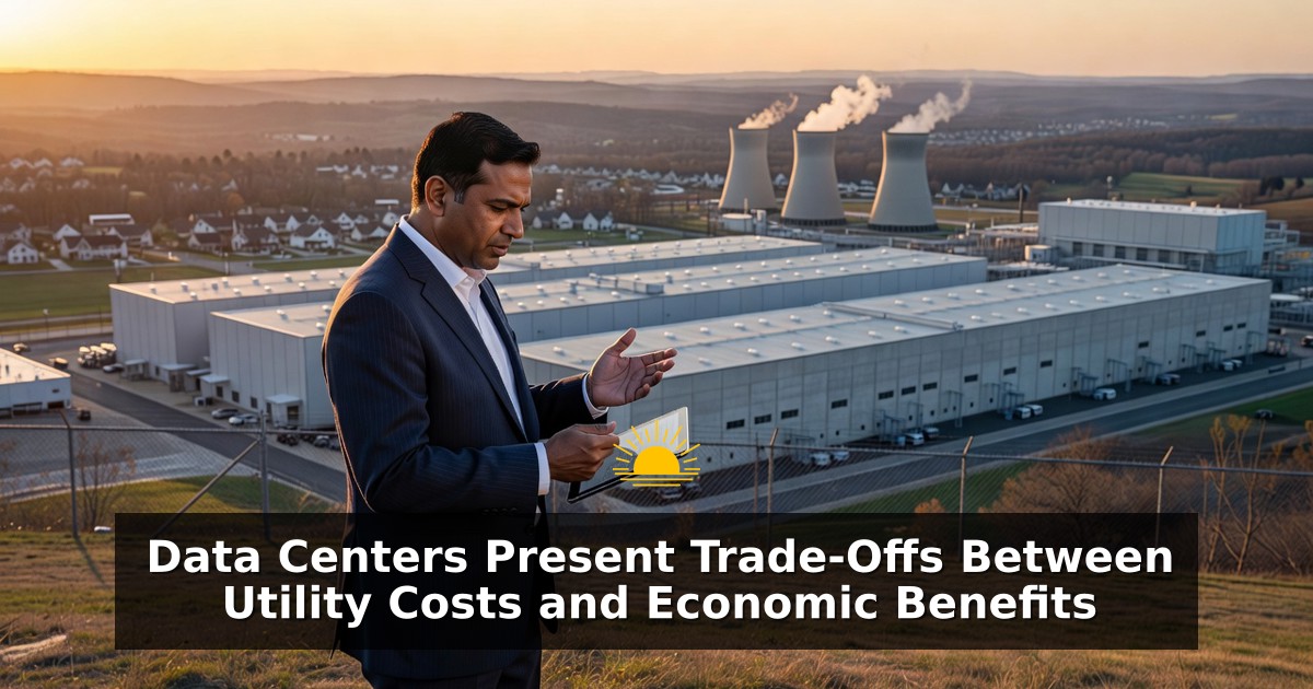 Data Centers Present Trade-Offs Between Utility Costs and Economic Benefits