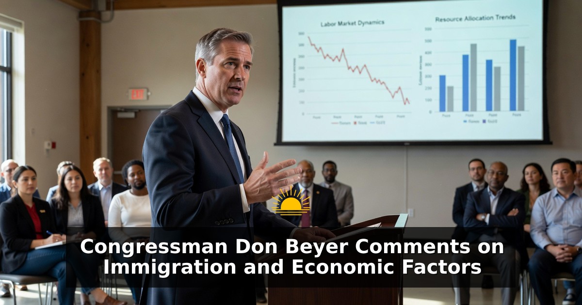 Congressman Don Beyer Comments on Immigration and Economic Factors