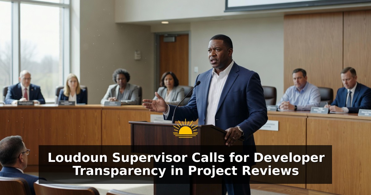 Loudoun Supervisor Calls for Developer Transparency in Project Reviews
